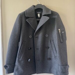 Men’s Diesel Peacoat